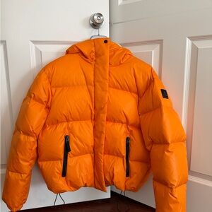 Bogner Fire & Ice  Orange Puffer Jacket Size M, New without tags